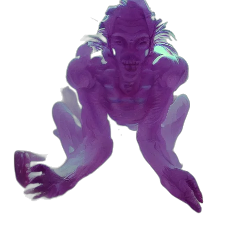 creature, mask, face, staff transparent PNG cut-out