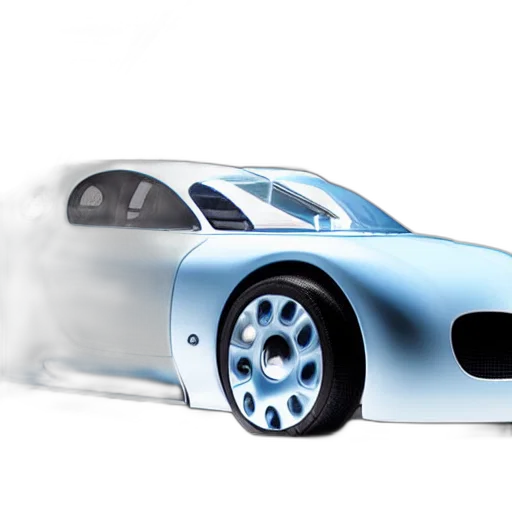 car, robot, weapon, 3d render transparent PNG cut-out