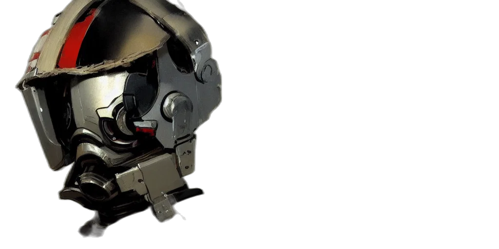 robot, mask, weapon, face transparent PNG cut-out