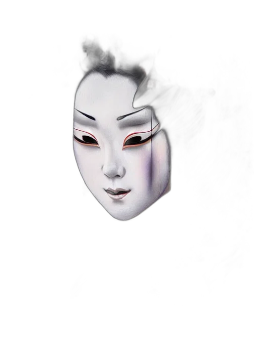 mask, face, dragon, staff transparent PNG cut-out