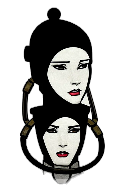 jewelry, mask, cartoon, comic book art transparent PNG cut-out