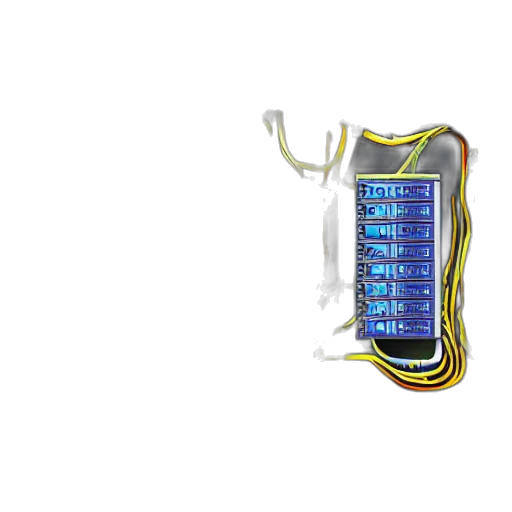 robot, 3d render, cyberpunk, highly transparent PNG cut-out
