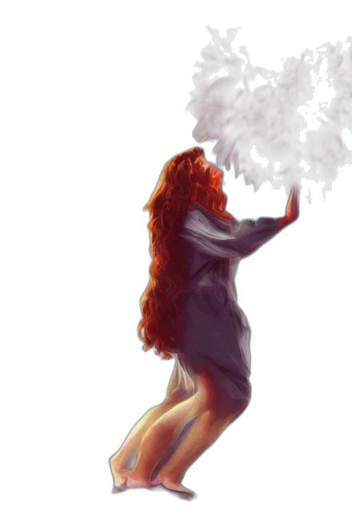 dress, hair, concept art, fantasy art transparent PNG cut-out