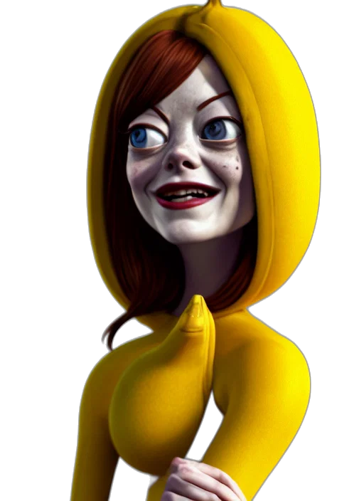 face, mask, staff, creature transparent PNG cut-out