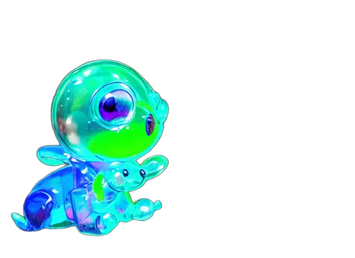 robot, creature, jewelry, 3d render transparent PNG cut-out