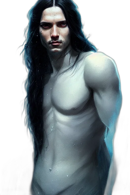 hair, creature, fantasy art, comic book art transparent PNG cut-out