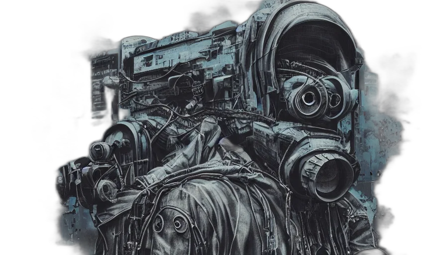 weapon, robot, car, jacket transparent PNG cut-out