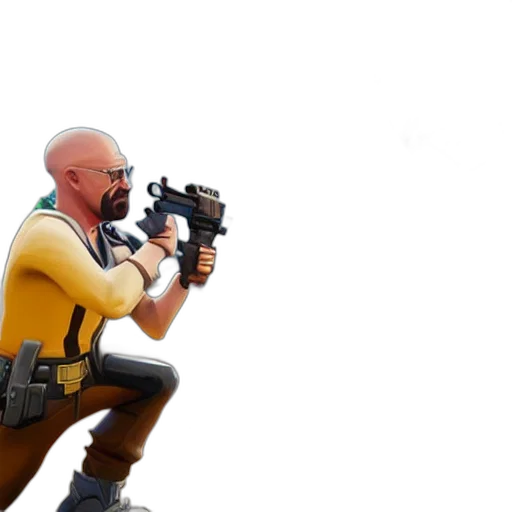 weapon, staff, jacket, robot transparent PNG cut-out