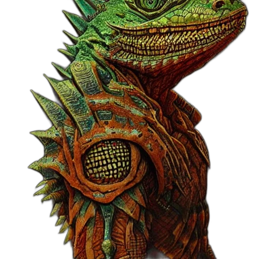 dragon, animal, creature, mask transparent PNG cut-out