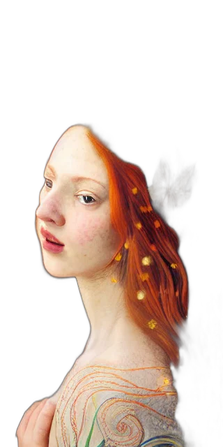 face, hair, crown, jewelry transparent PNG cut-out