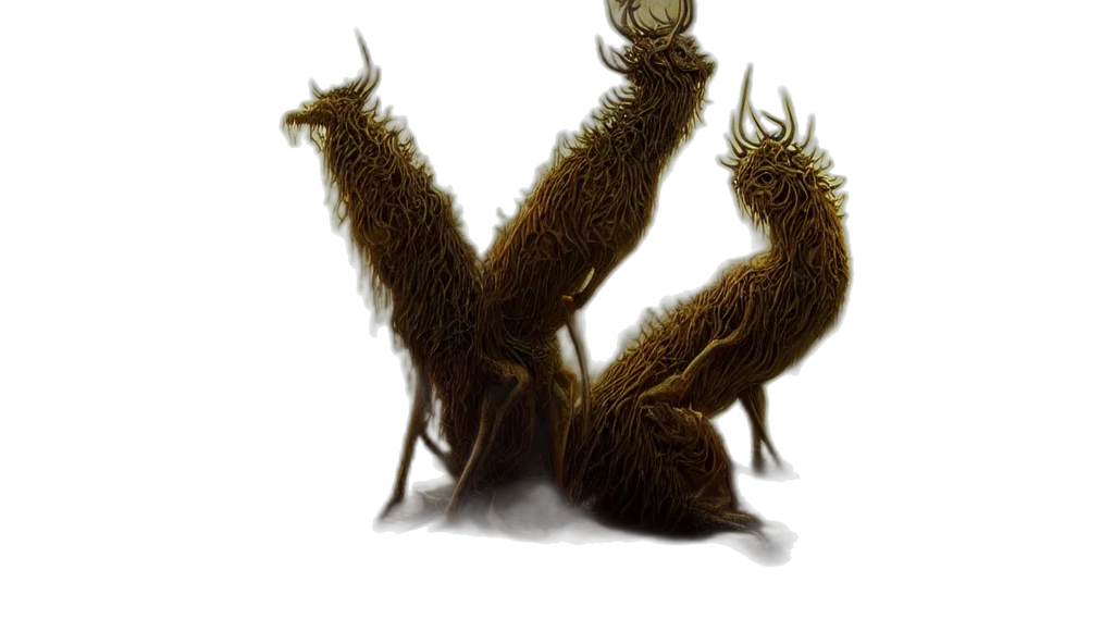dragon, creature, hair, animal transparent PNG cut-out
