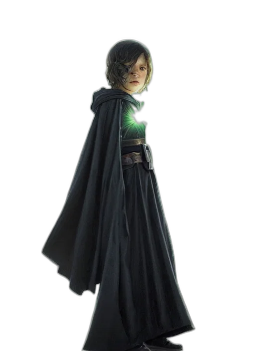 dress, jacket, staff, concept art transparent PNG cut-out