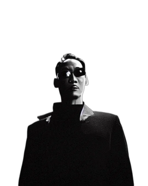 jacket, face, mask, robot transparent PNG cut-out