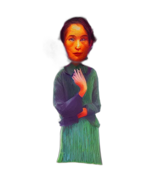 dress, staff, face, mask transparent PNG cut-out