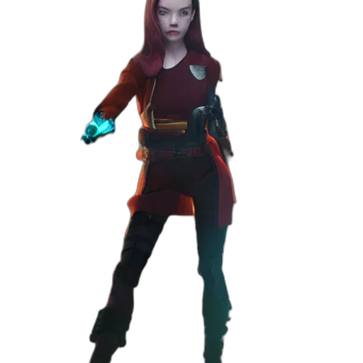 staff, jacket, weapon, mask transparent PNG cut-out