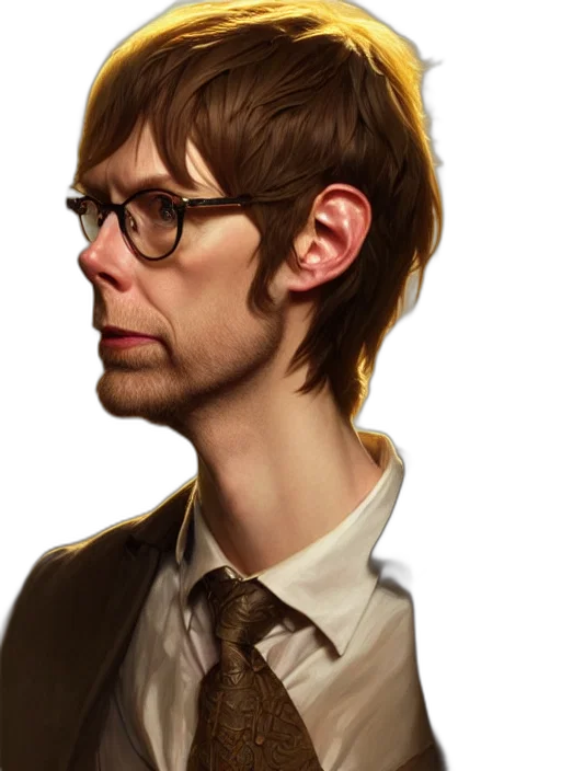 staff, face, jacket, hair transparent PNG cut-out