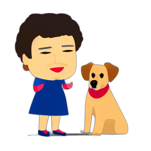 staff, animal, cartoon, pixel art transparent PNG cut-out