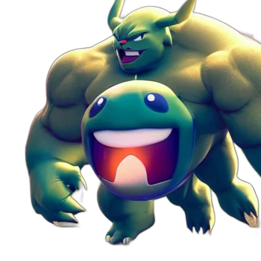 creature, animal, staff, weapon transparent PNG cut-out