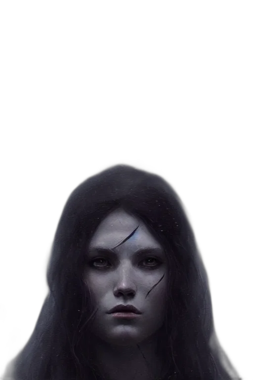 face, mask, creature, staff transparent PNG cut-out