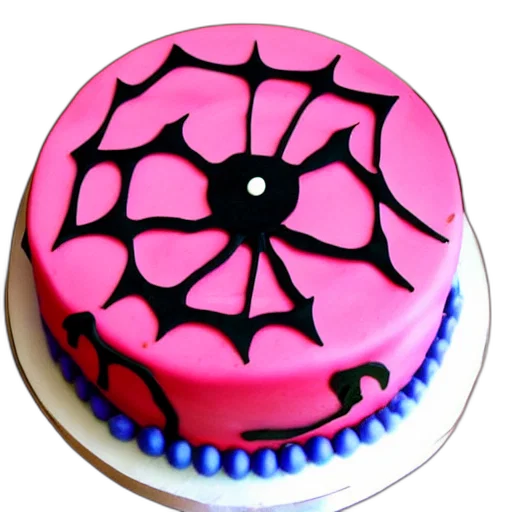 food, 3d render, dark, spider transparent PNG cut-out