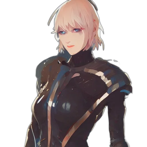 jacket, weapon, dress, staff transparent PNG cut-out
