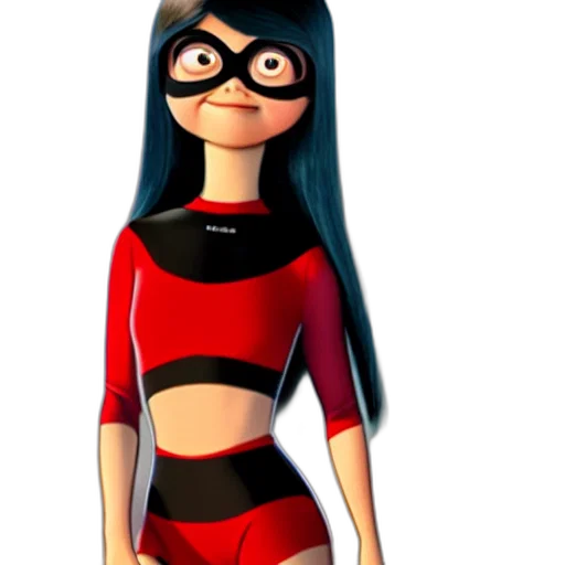 dress, mask, 3d render, concept art transparent PNG cut-out