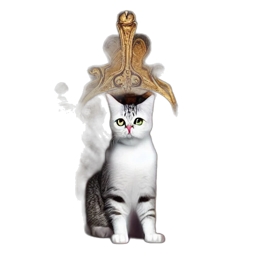 crown, staff, animal, hat transparent PNG cut-out