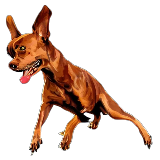 animal, staff, creature, photorealistic transparent PNG cut-out