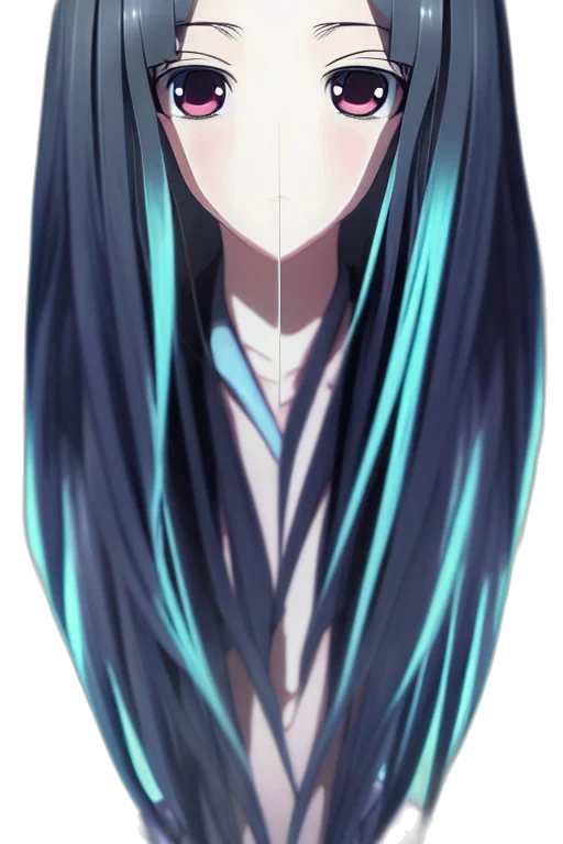 hair, staff, face, dress transparent PNG cut-out
