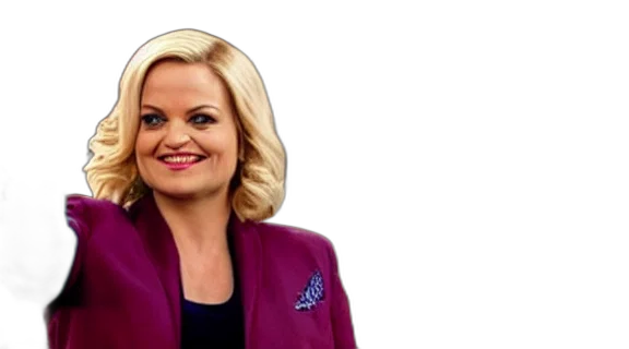 jacket, staff, leslie, knope transparent PNG cut-out