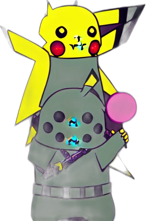 staff, robot, weapon, creature transparent PNG cut-out