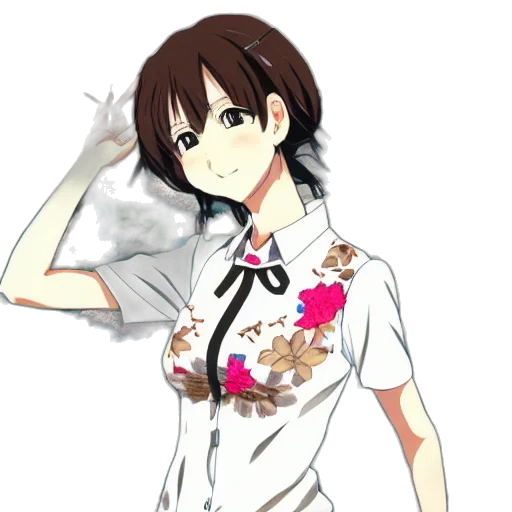 dress, staff, jacket, flower transparent PNG cut-out