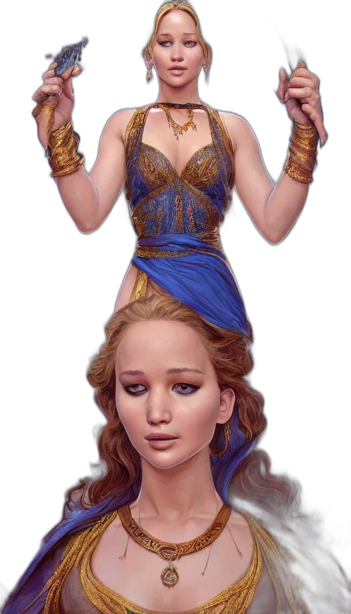 dress, crown, face, jewelry transparent PNG cut-out