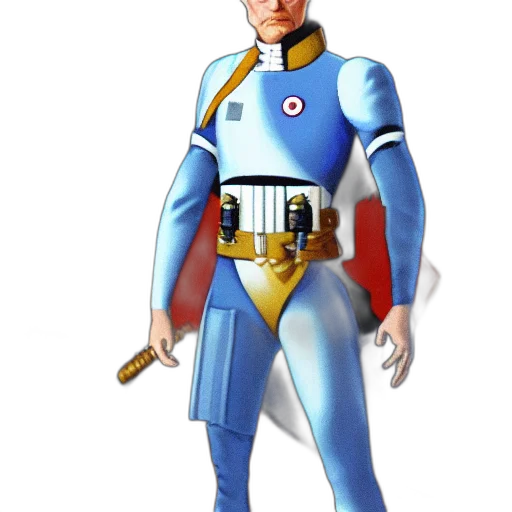 staff, robot, concept art, 3d render transparent PNG cut-out