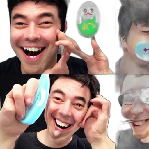 mask, trollface, toothbrush transparent PNG cut-out