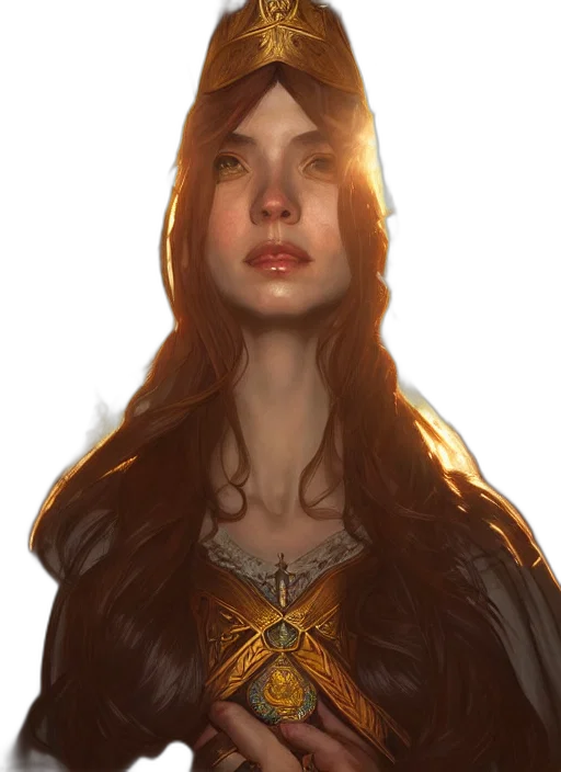 face, crown, staff, jewelry transparent PNG cut-out