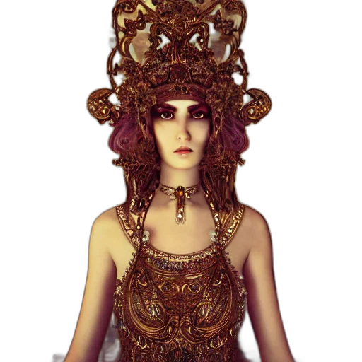crown, jewelry, dress, mask transparent PNG cut-out