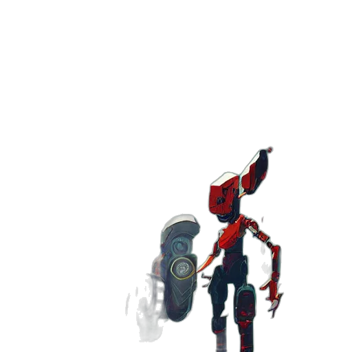robot, weapon, mask, creature transparent PNG cut-out