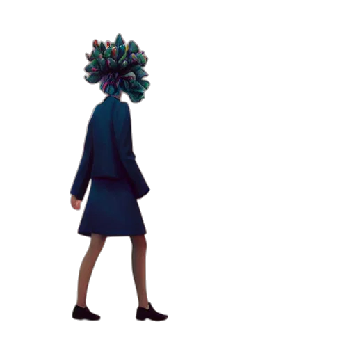 dress, crown, hat, staff transparent PNG cut-out