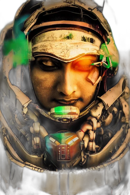 robot, face, mask, jewelry transparent PNG cut-out