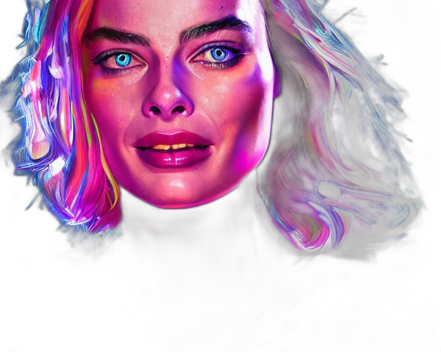 face, hair, mask, creature transparent PNG cut-out
