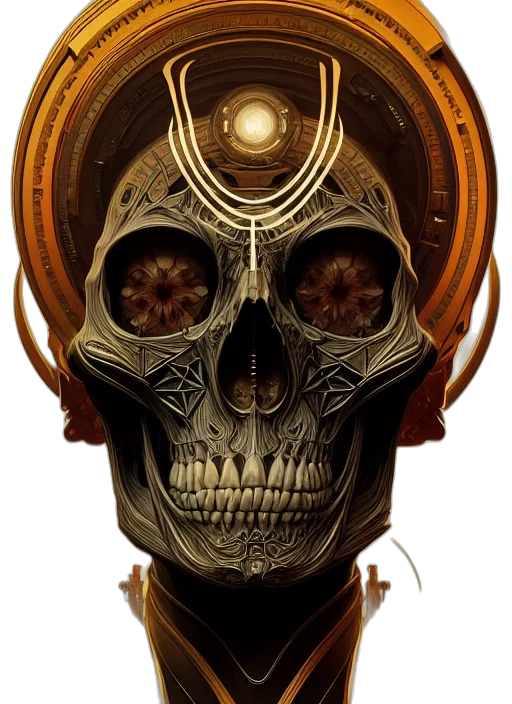 mask, face, robot, crown transparent PNG cut-out