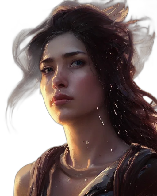 face, crown, dragon, dress transparent PNG cut-out