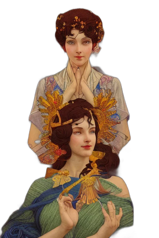 crown, jewelry, dress, fantasy art transparent PNG cut-out