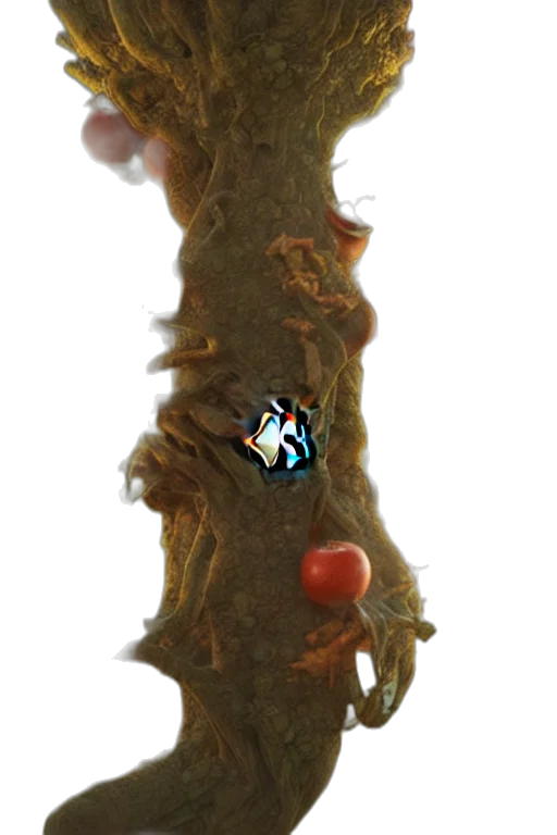 tree, staff, creature, food transparent PNG cut-out