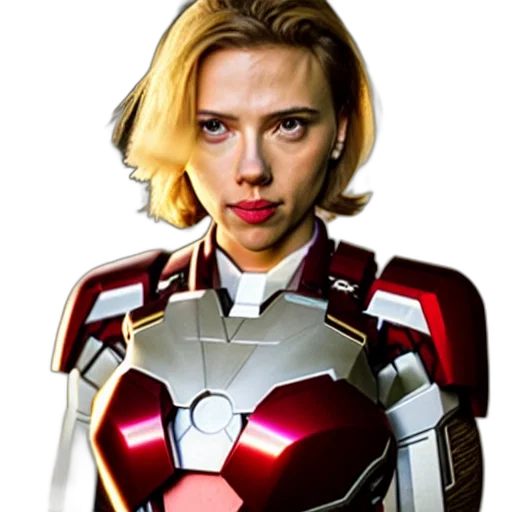 robot, face, weapon, comic book art transparent PNG cut-out