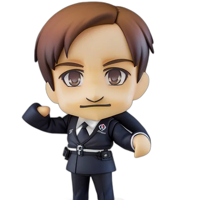 cartoon, anime, nendoroid, adolf transparent PNG cut-out