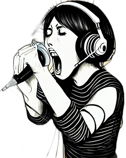 face, cartoon, comic book art, photorealistic transparent PNG cut-out