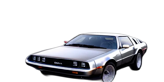 car, photorealistic, concept art, vaporwave transparent PNG cut-out