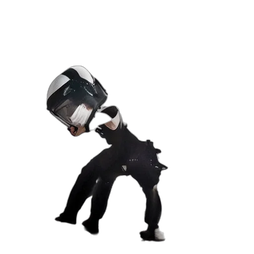 robot, hat, staff, mask transparent PNG cut-out